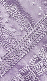 TIERED LACE MAXI DRESS IN LILAC