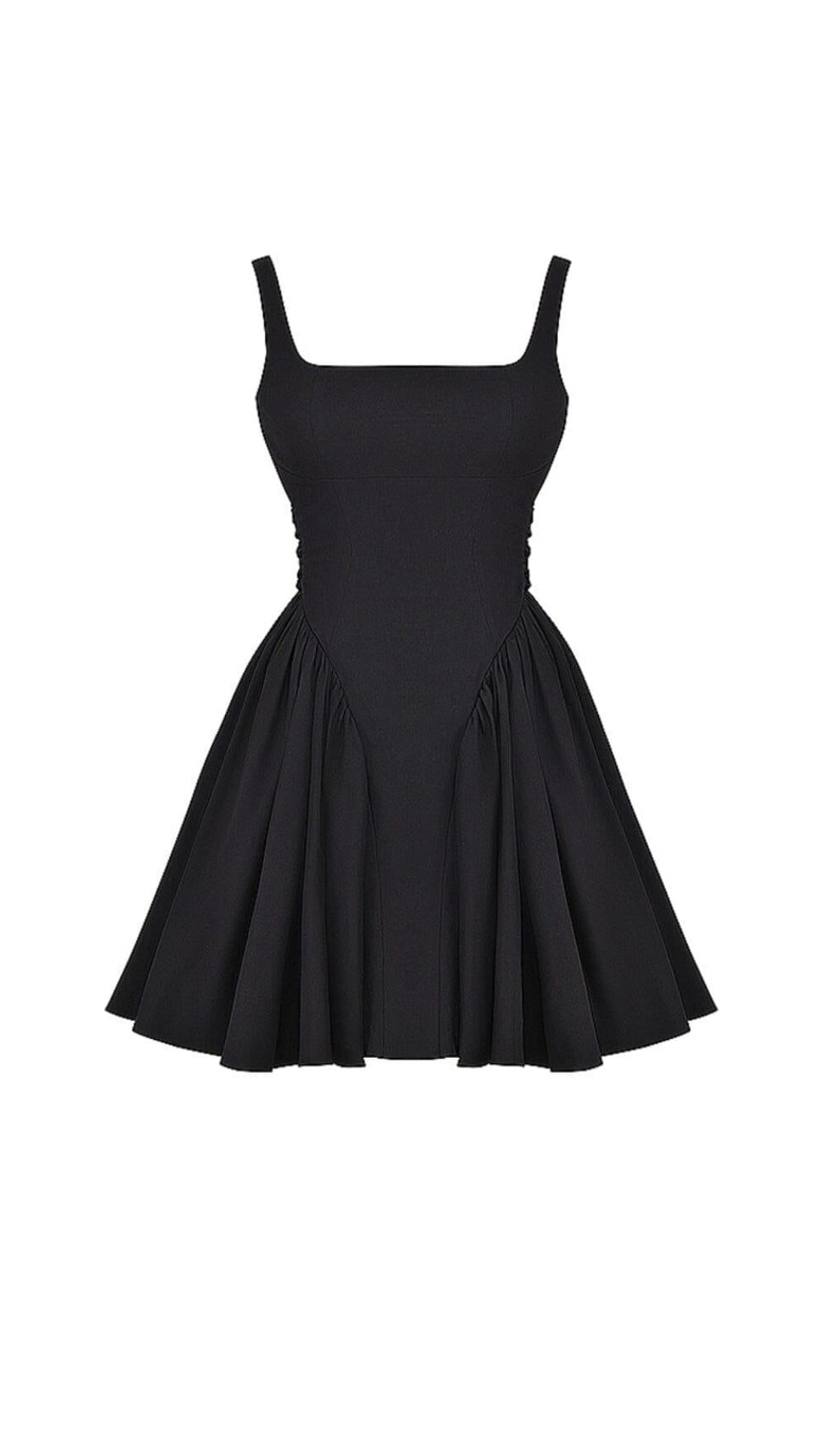 BLACK BOW MINI DRESS