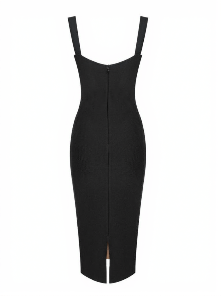 AIIZIE FINBAR PATCHWORK LACE BANDAGE DRESS - product image