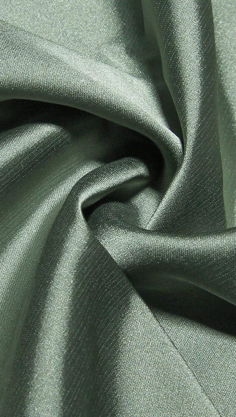 ABITO CORSETTO IRREGOLARE CON RUCHES IN VERDE