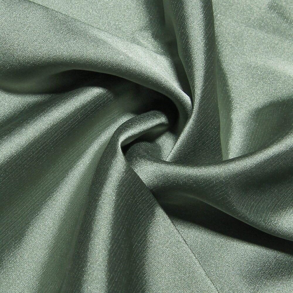 UNREGELMÄSSIGES KORSETTKLEID MIT RÜSCHEN IN GRÜN