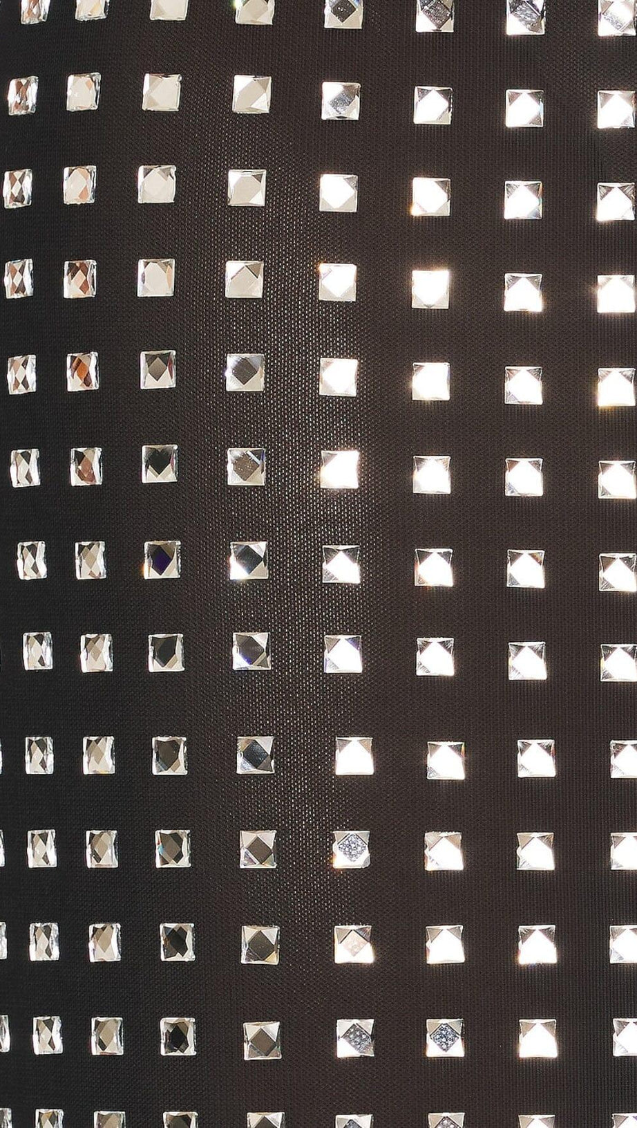 METALLIC SEQUIN SKIRT IN BLACK