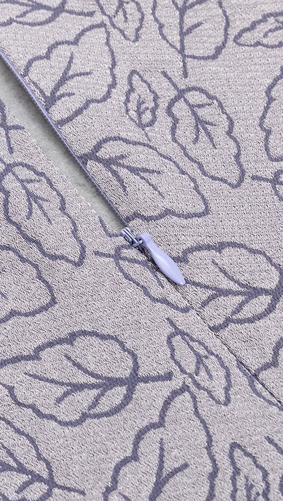 RUFFLED V-NECK ASYMMETRIC MIDI DRESS IN PURPLE