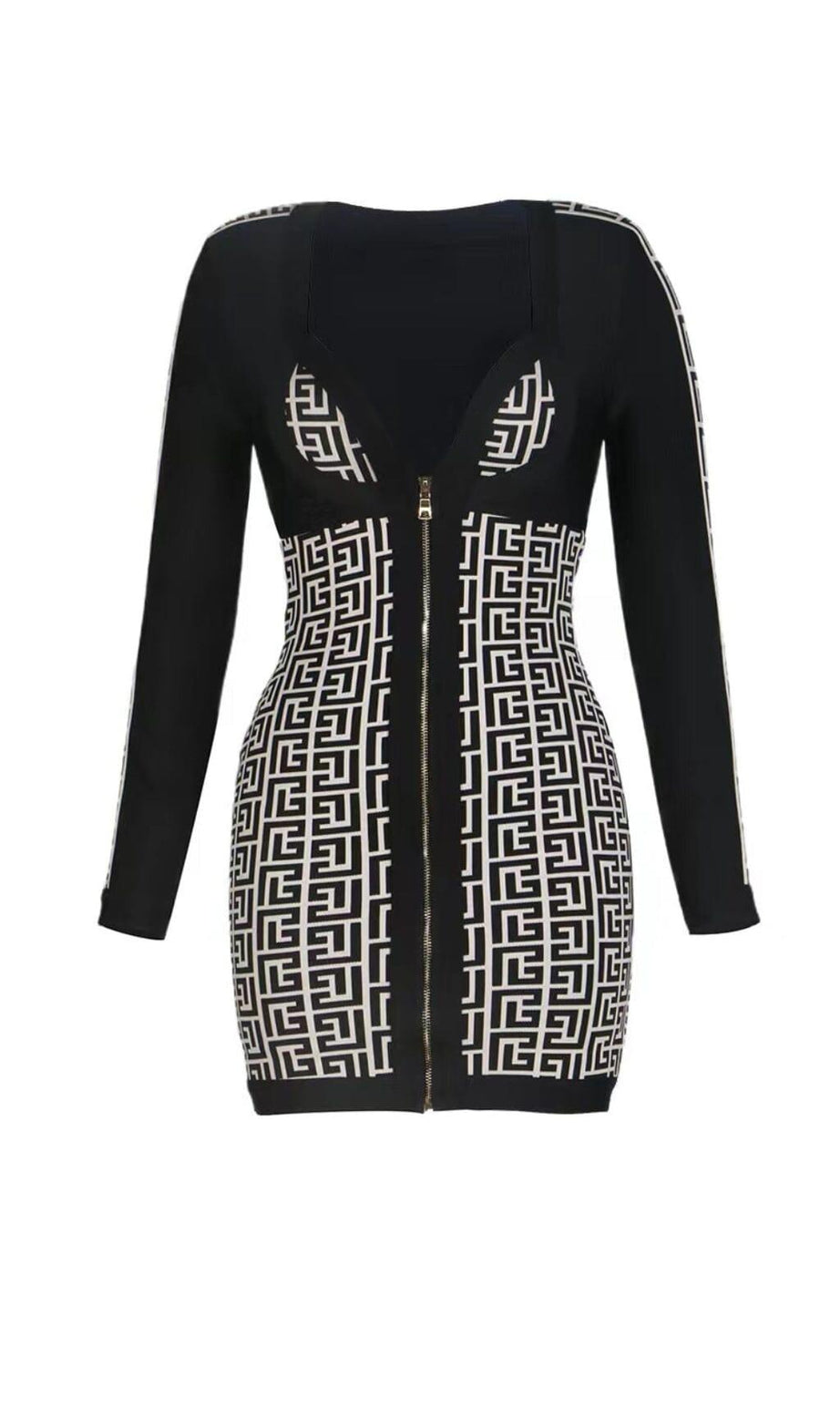 MINI ABITO IN MAGLIA CON SPALLINE NERO