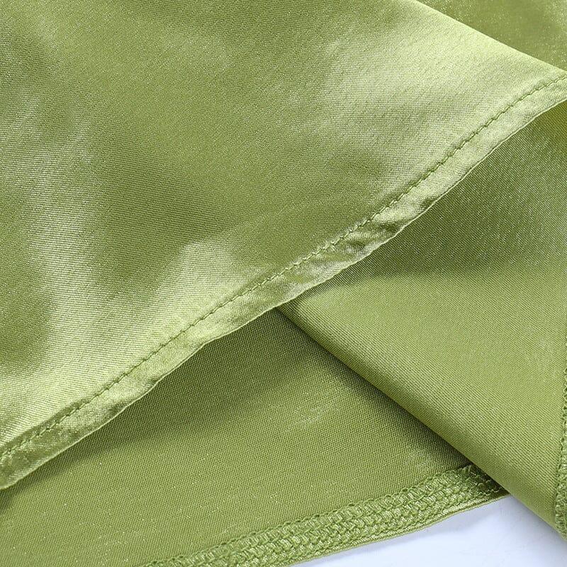 MINI ABITO IN RASO CON SPALLINE FLOREALI