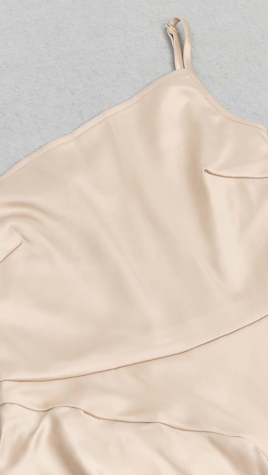 Gerüschtes Maxikleid in Khaki