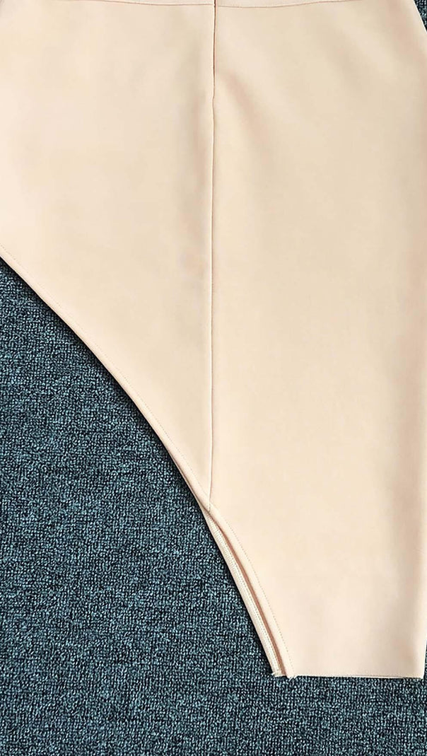 AIIZIE SEQUIN IRREGULAR MIDI DRESS IN PINK - product image