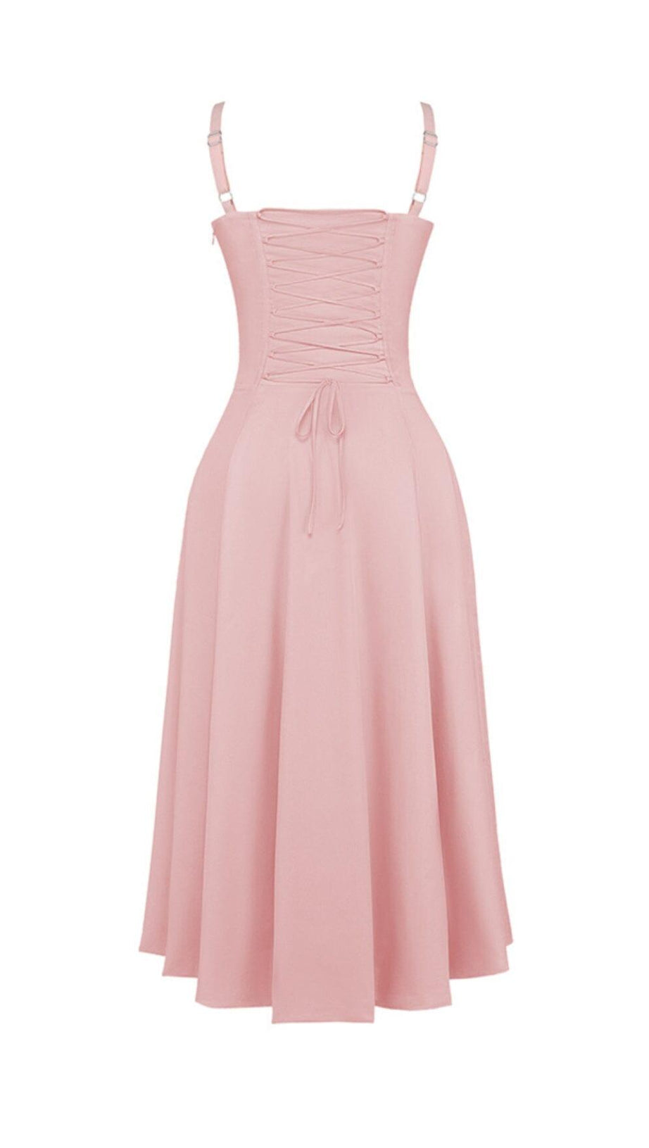 BABY PINK BUSTIER SUNDRESS