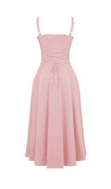 BABY PINK BUSTIER SUNDRESS