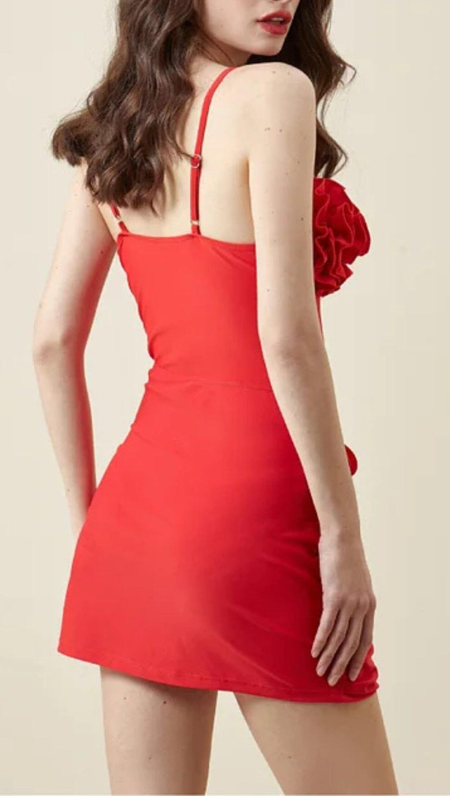 3D FLOWER ONE PIECE SWIMSUIT AND SKIRT