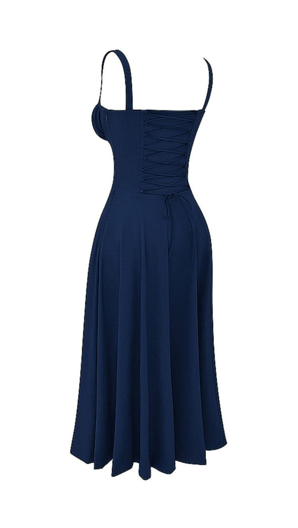 AIIZIE FRENCH NAVY BUSTIER SUNDRESS - product image