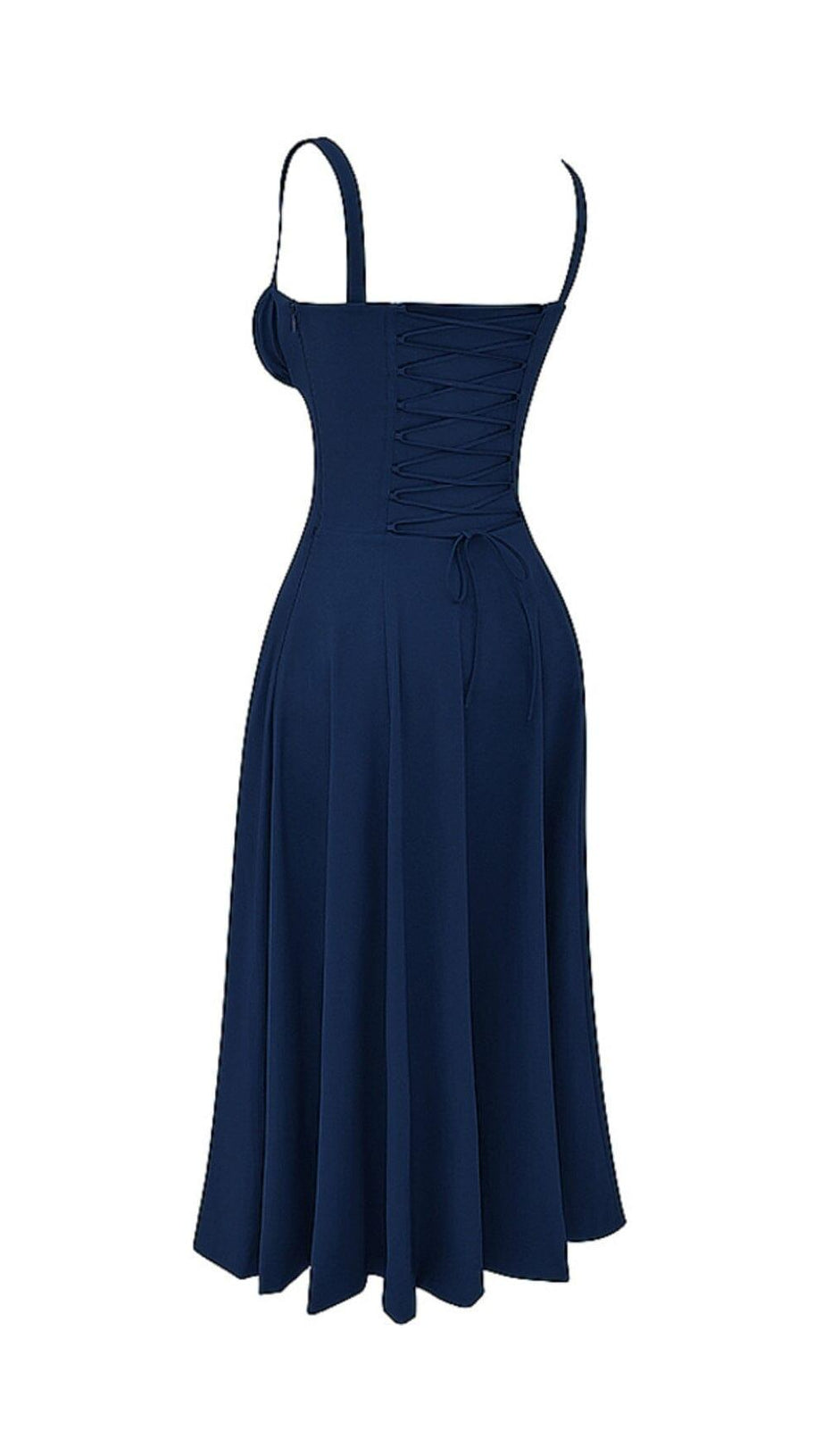 FRENCH NAVY BUSTIER SUNDRESS