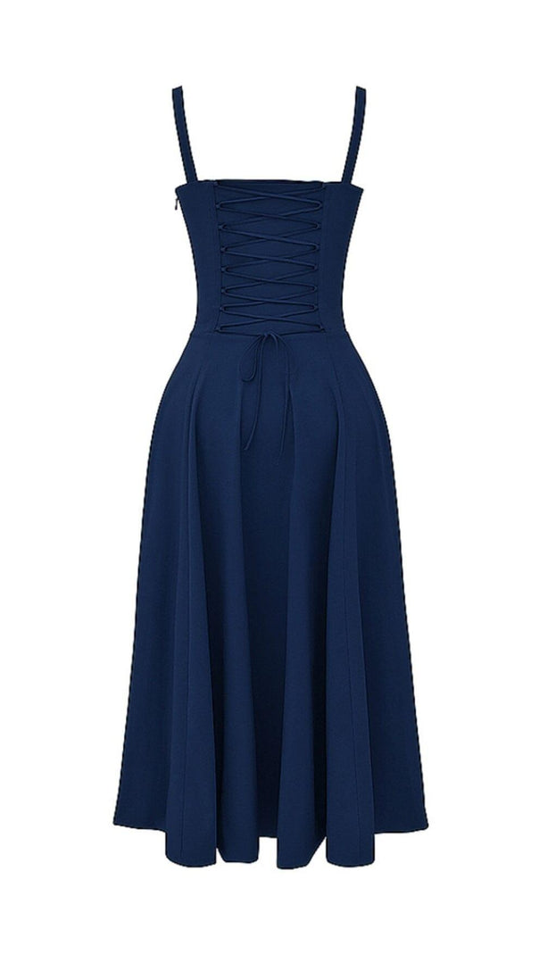 AIIZIE FRENCH NAVY BUSTIER SUNDRESS - product image