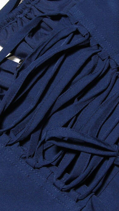 FRENCH NAVY BUSTIER SUNDRESS