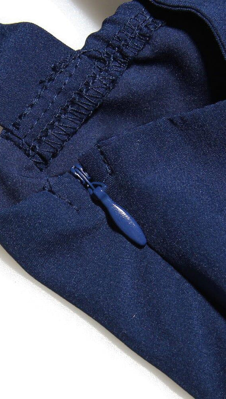 FRENCH NAVY BUSTIER SUNDRESS