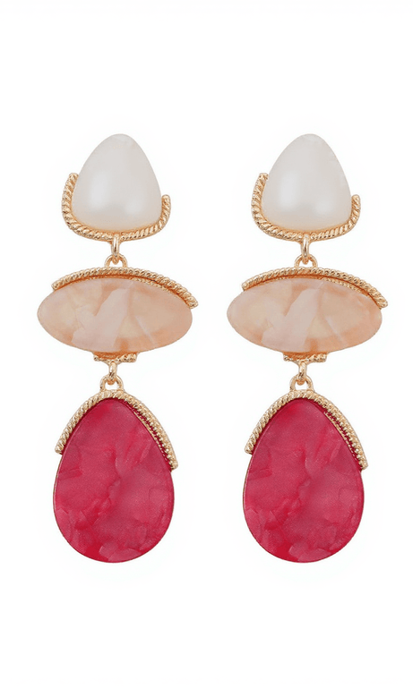 Camber Multi Layers Acrylic Earrings