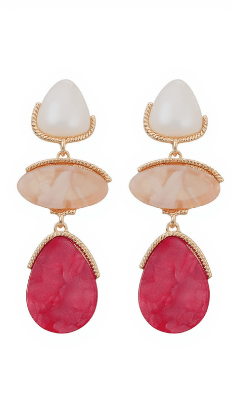 CAMBER MULTI LAYERS ACRYLIC EARRINGS