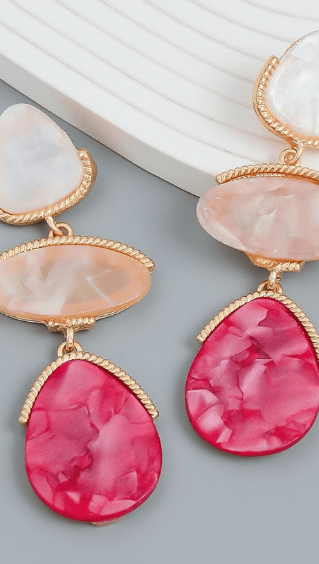 CAMBER MULTI LAYERS ACRYLIC EARRINGS