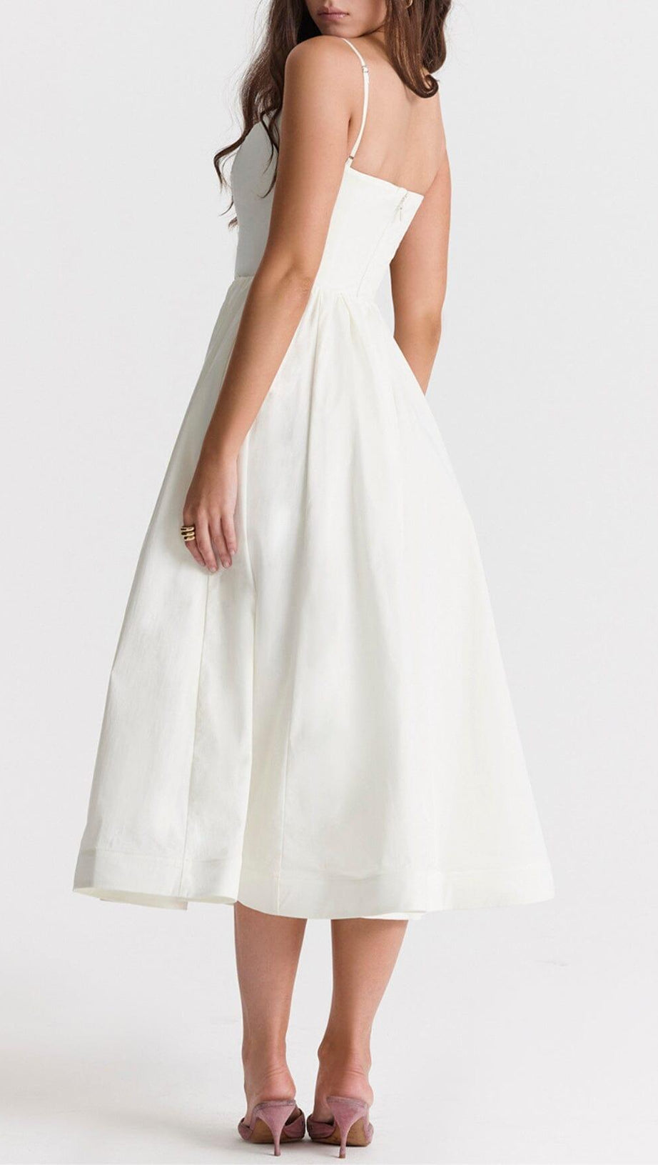 IVORY CORSET SUNDRESS