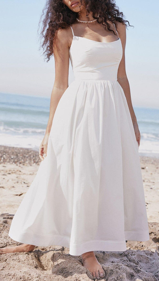 AIIZIE IVORY CORSET SUNDRESS - product image