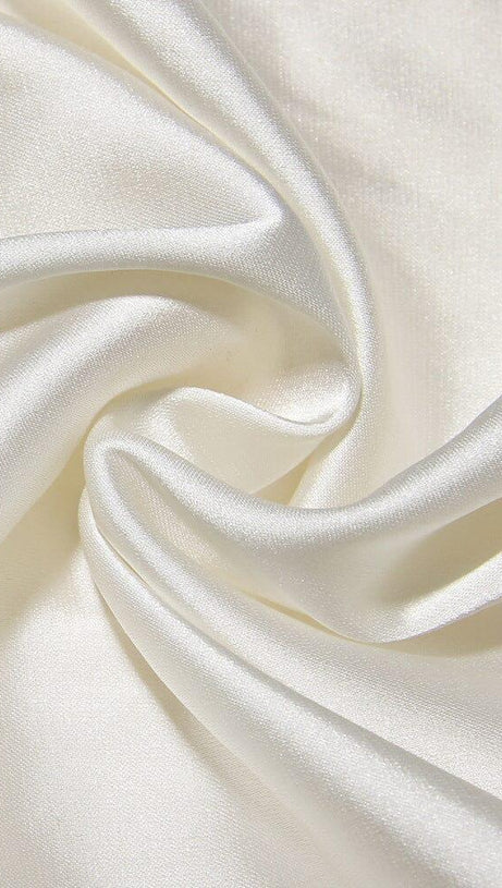 IVORY SEQUIN PLEAT MAXI DRESS