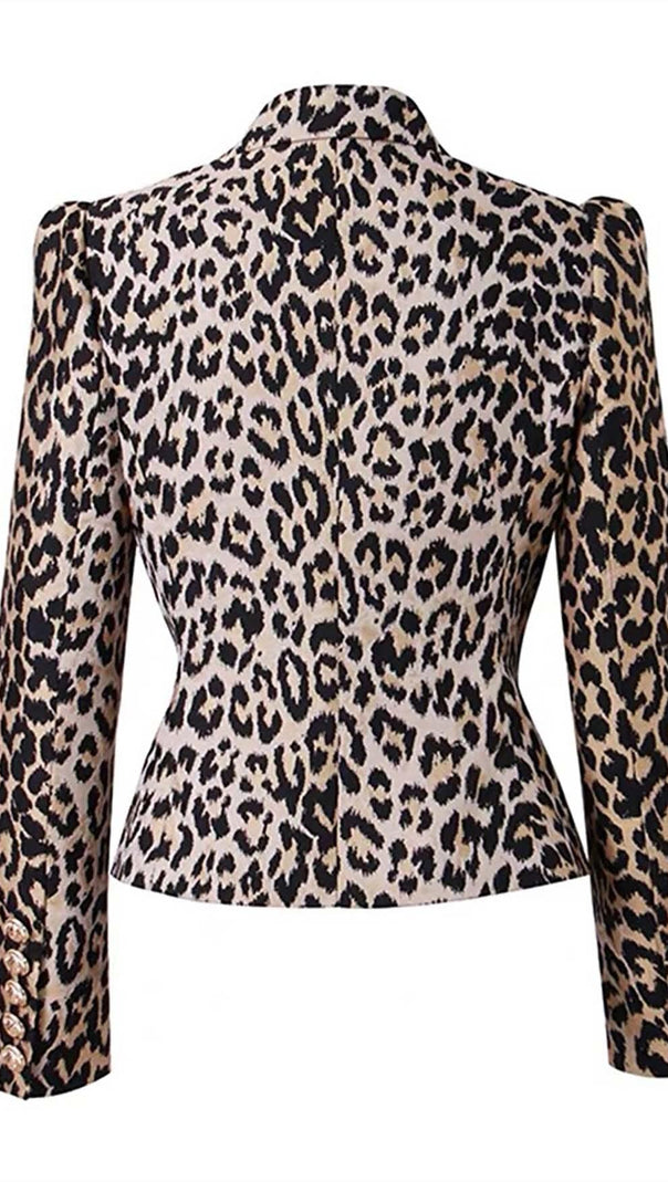 AIIZIE LEOPARD BREAST JACQUARD JACKET - product image