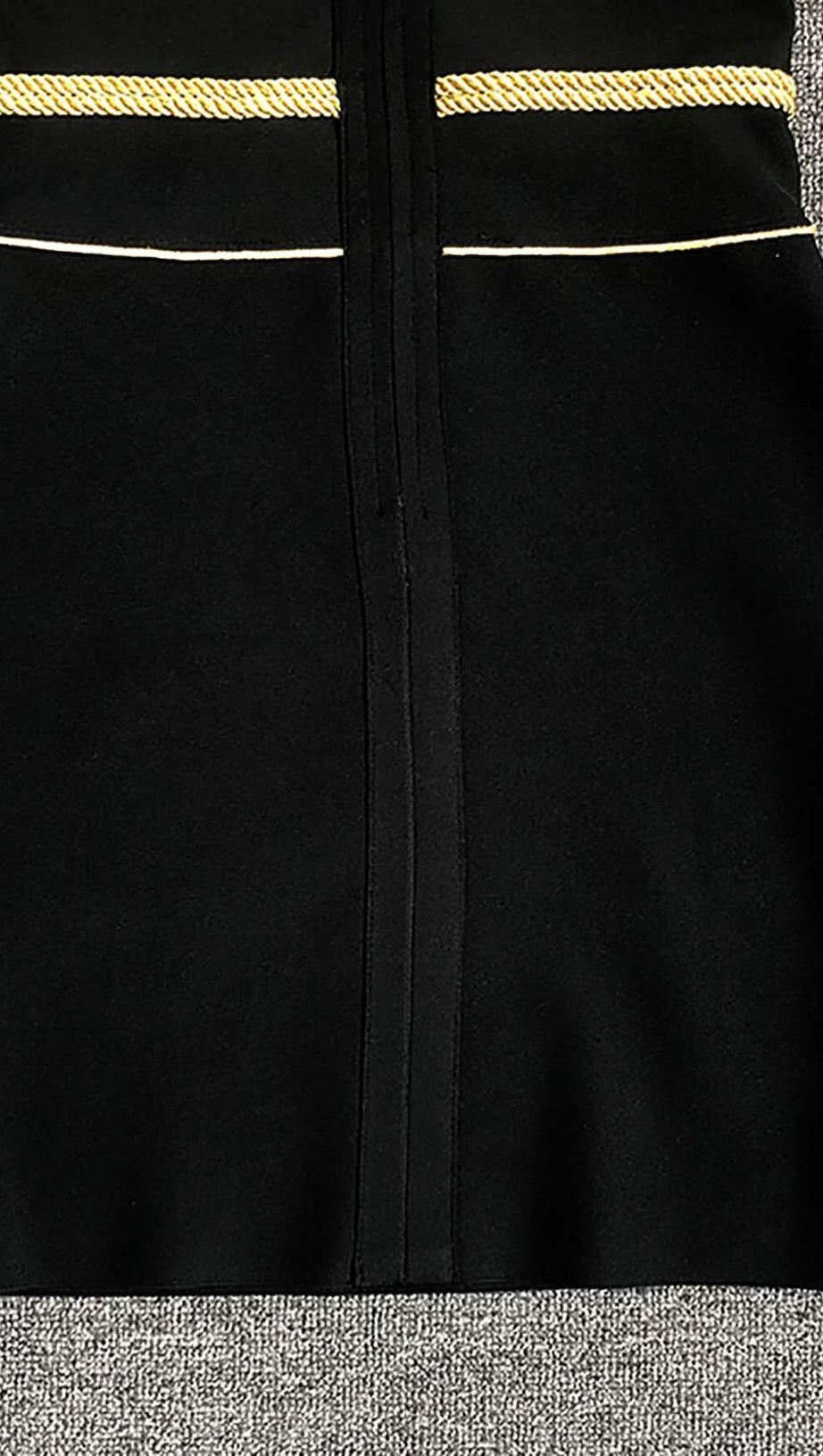 LONG SLEEVE BANDAGE MINI DRESS IN BLACK