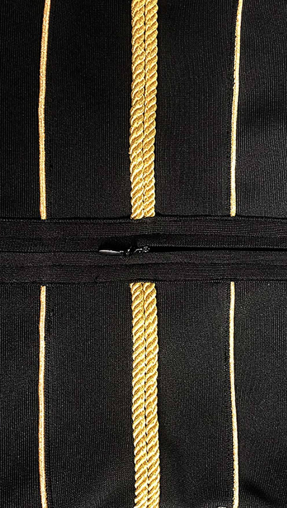 LONG SLEEVE BANDAGE MINI DRESS IN BLACK