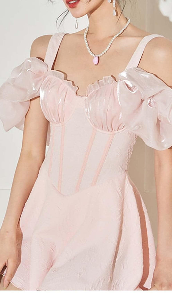 AIIZIE OFF THE SHOULDER BOUFFANT SWIMSUIT - product image