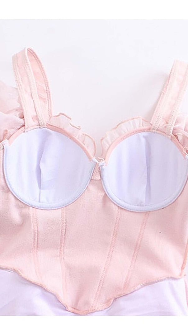 AIIZIE OFF THE SHOULDER BOUFFANT SWIMSUIT - product image