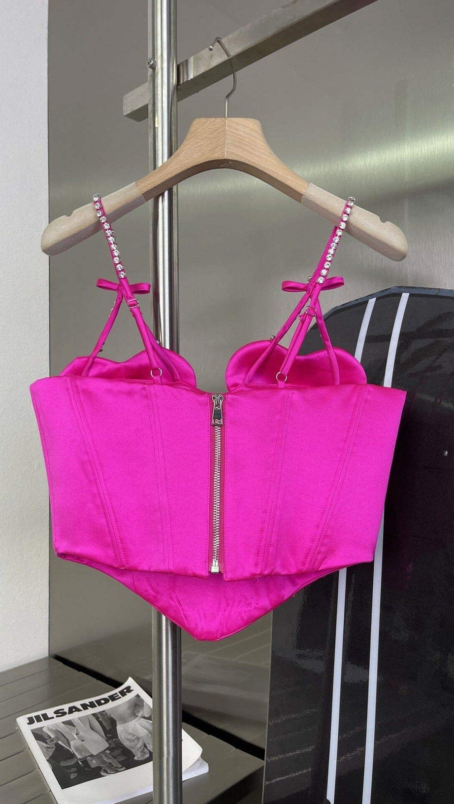 PATCHWORK DIAMOND HEART TWO PIECE SET IN RED