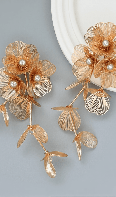 Francesca Flower Drop Earrings
