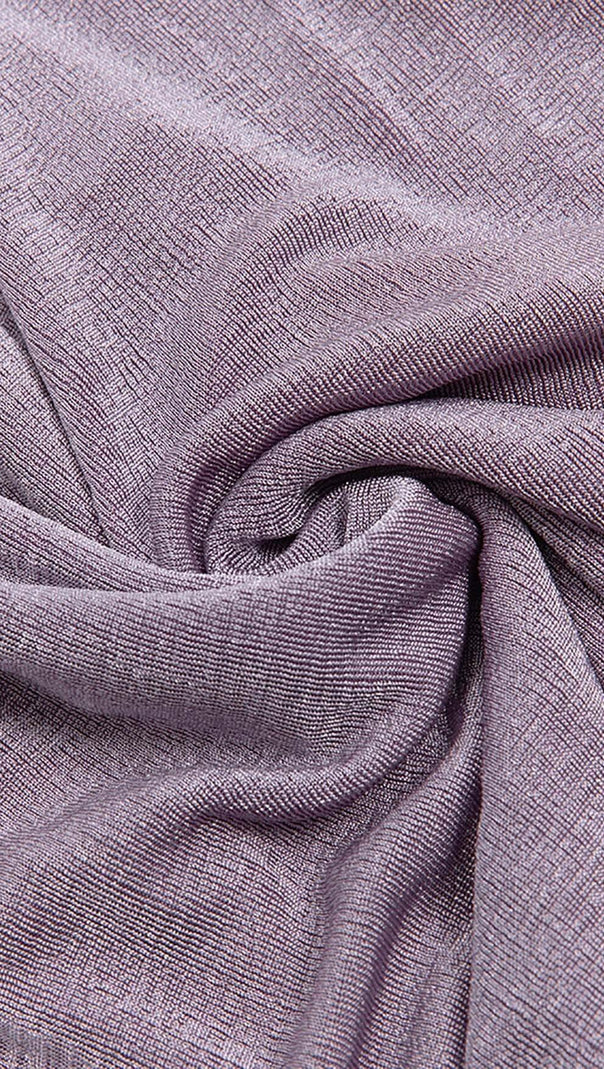 AIIZIE PLUS OFF SHOULDER MIDI DRESS IN PURPLE - product image
