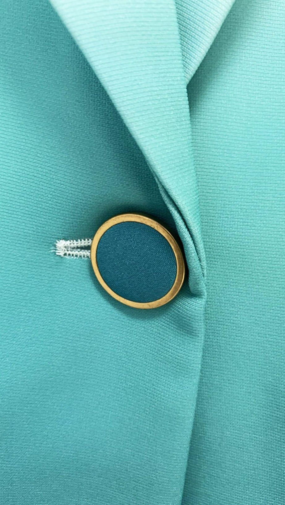 FLARE TROUSERS JACKET SUIT IN OMBRE GREEN