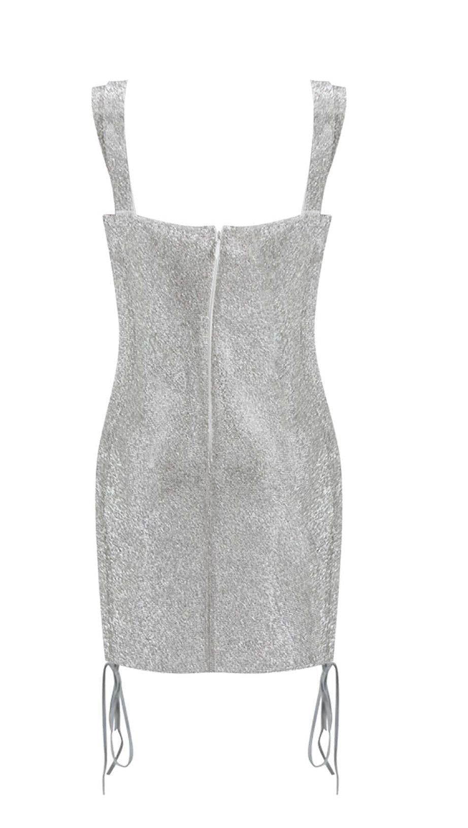 SEQUINED GLISTENING STRAPPY MINI DRESS