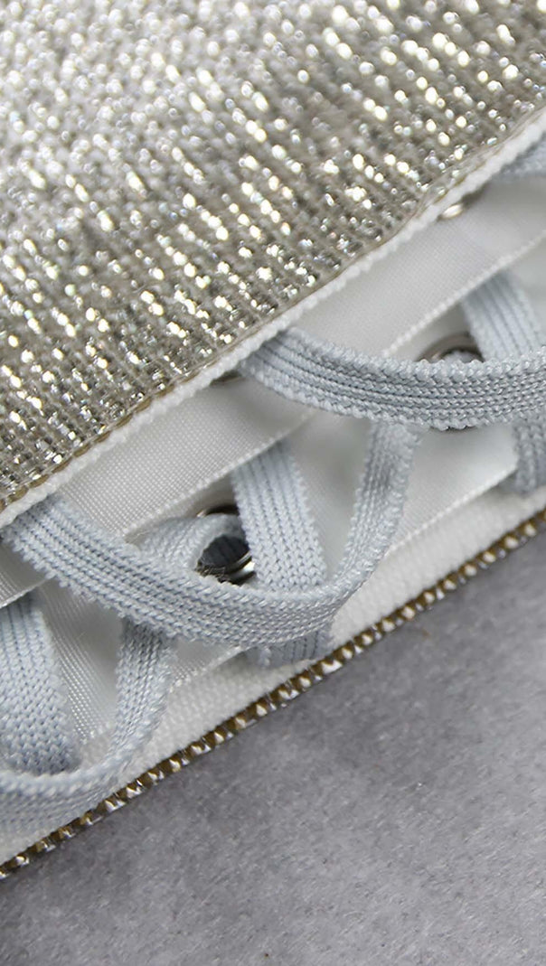 AIIZIE SEQUINED GLISTENING STRAPPY MINI DRESS - product image