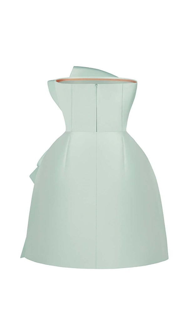 AIIZIE STRAPLESS BOW MINI DRESS - product image