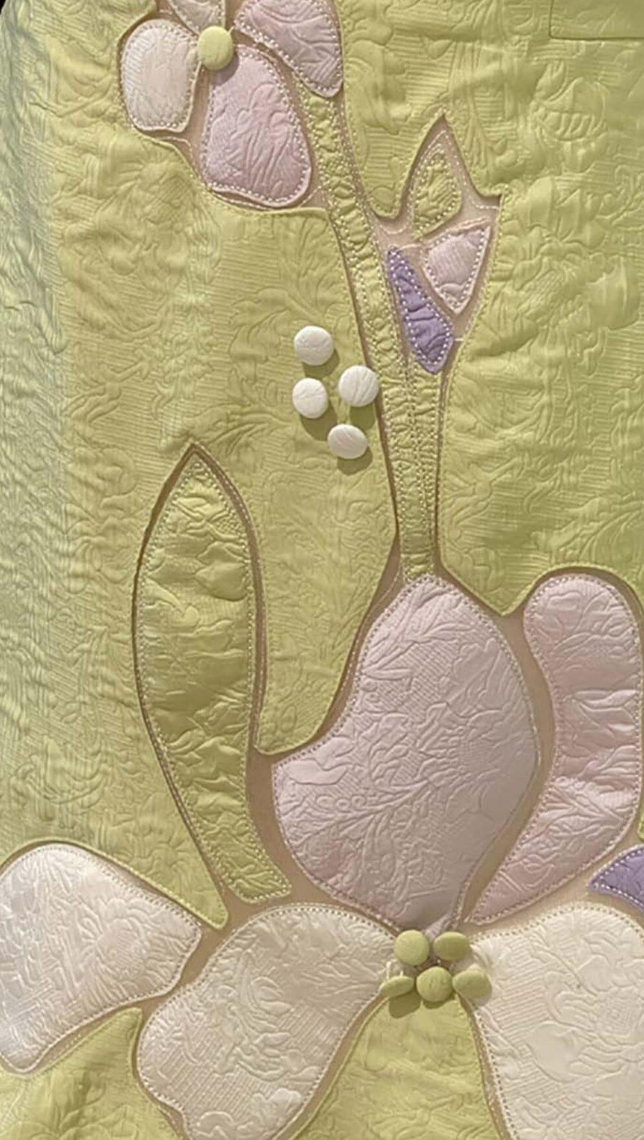 3D FLOWER BUTTERFLY SLEEVE MINI DRESS IN MINT