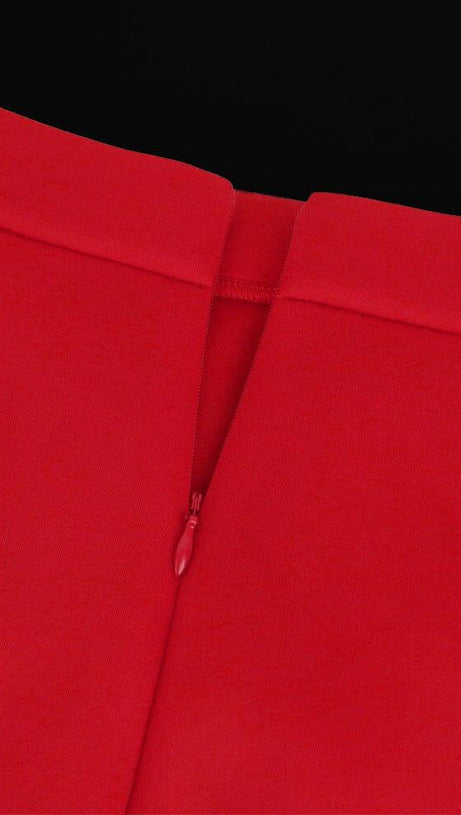 BOW EMBELLSHIED SKIRT SET