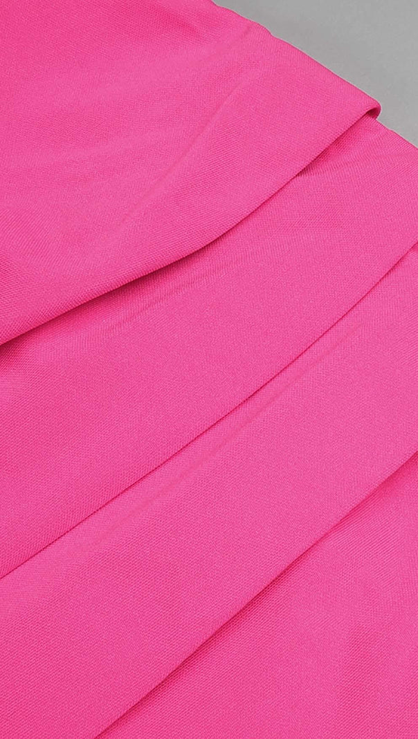 AIIZIE CUTOUT STRAPLESS MAXI DRESS IN PINK - product image