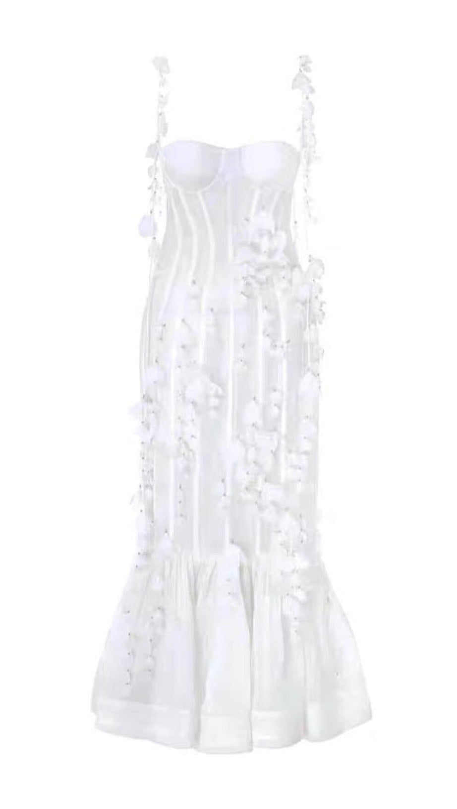 Maxikleid mit Blumen-Meerjungfrau
