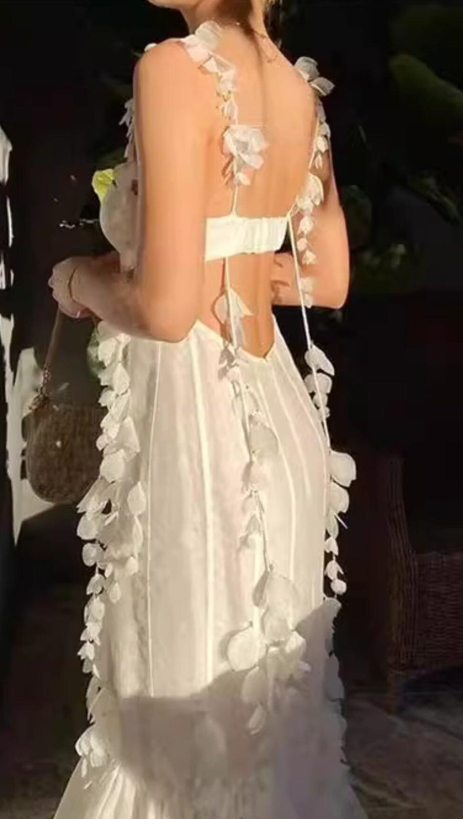 FLOWER MERMIAID MAXI DRESS