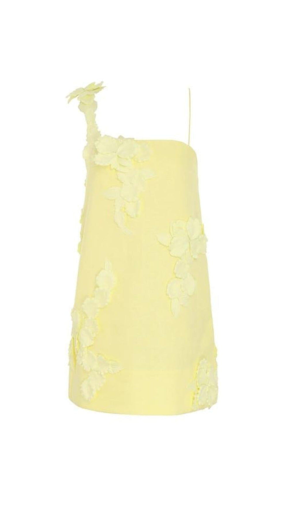 HIGH TIDE MINIKLEID AUS LEINEN MIT BLUMEN