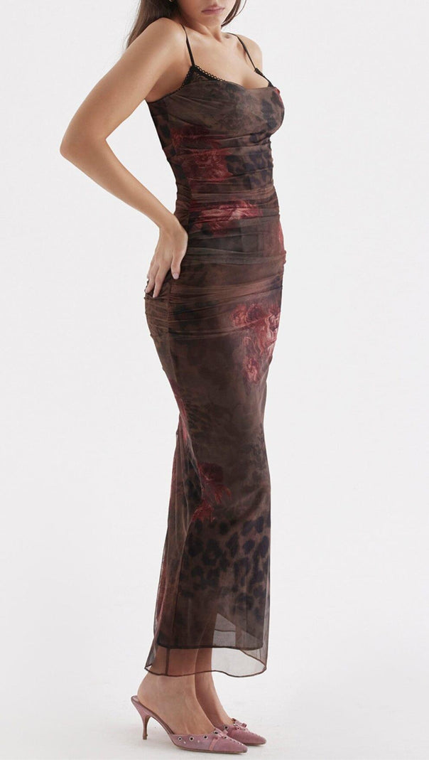 AIIZIE PRINTED MIDI DRESS - product image