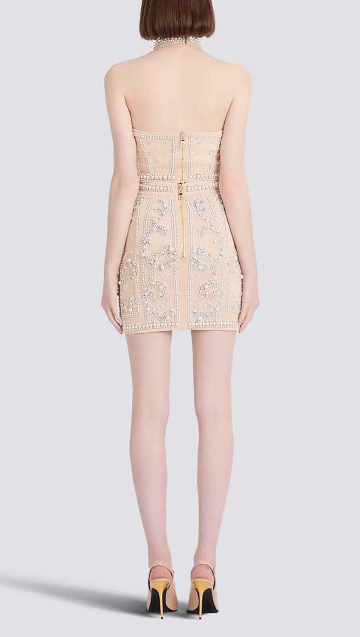 AIIZIE PEARL EMBROIDERED TWO PIECE SET IN IVORY - product image