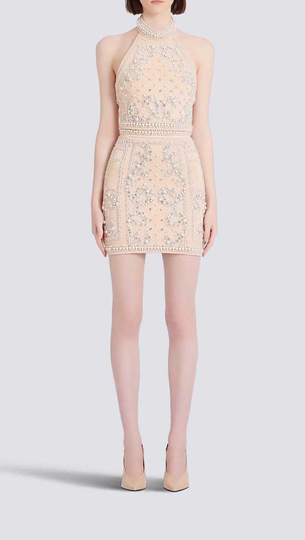 AIIZIE PEARL EMBROIDERED TWO PIECE SET IN IVORY - product image