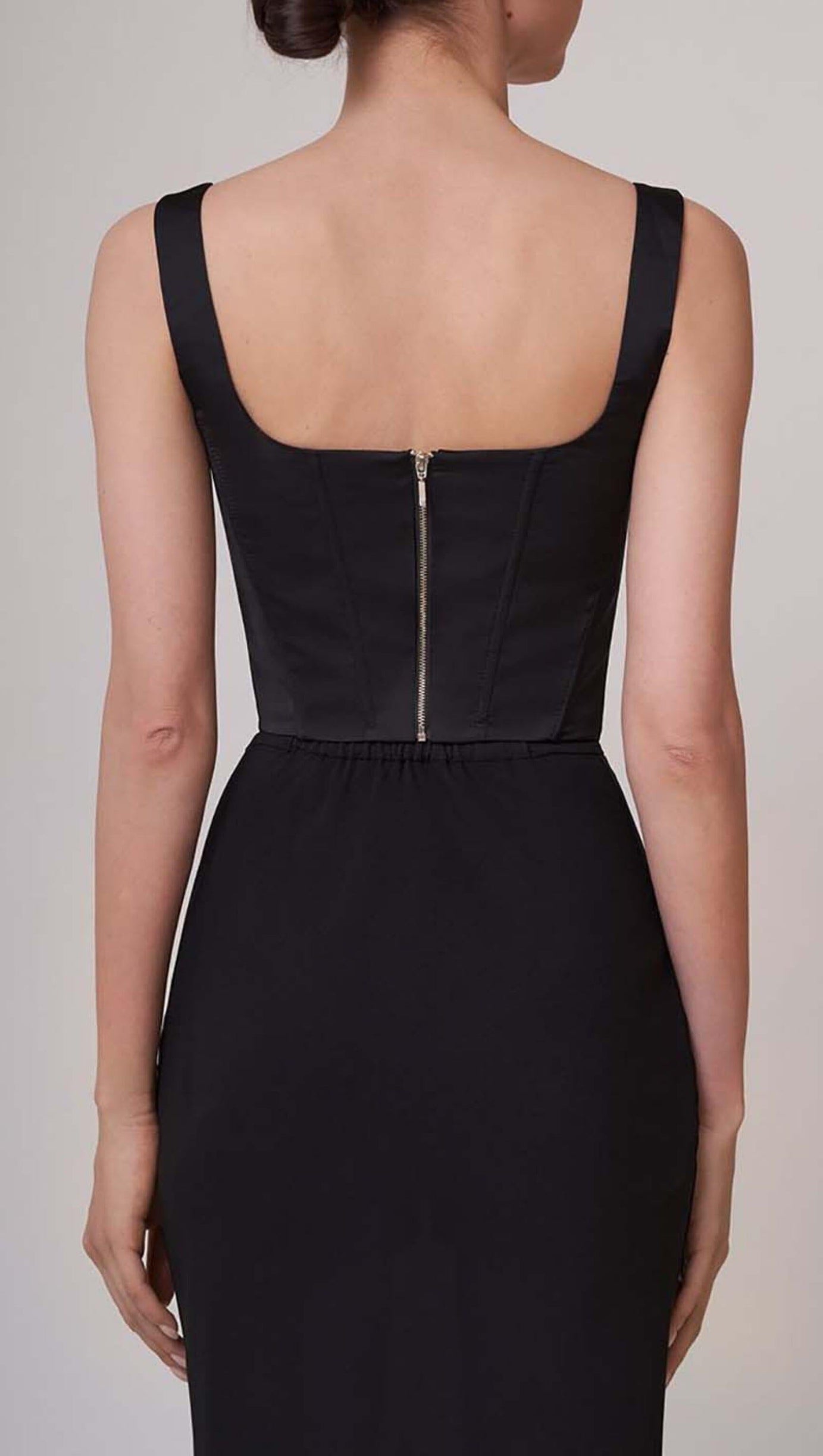 ROSES EMBELISHED CORSET TWO PIECES SET