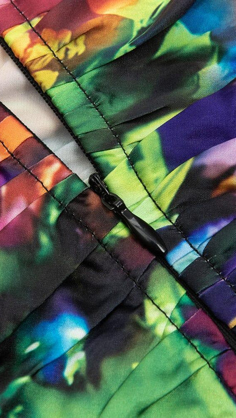 ALLOVER PRINT HALTER TWO PIECE SET