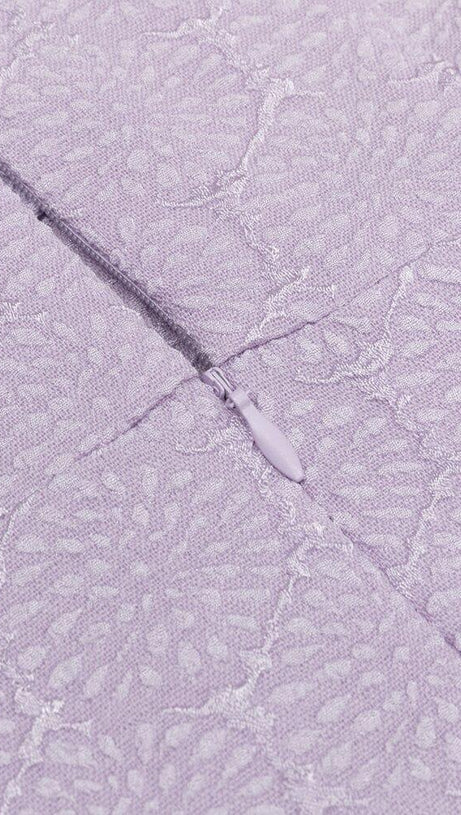 Neckholder-Korsettkleid mit Cut-Outs in Lila 