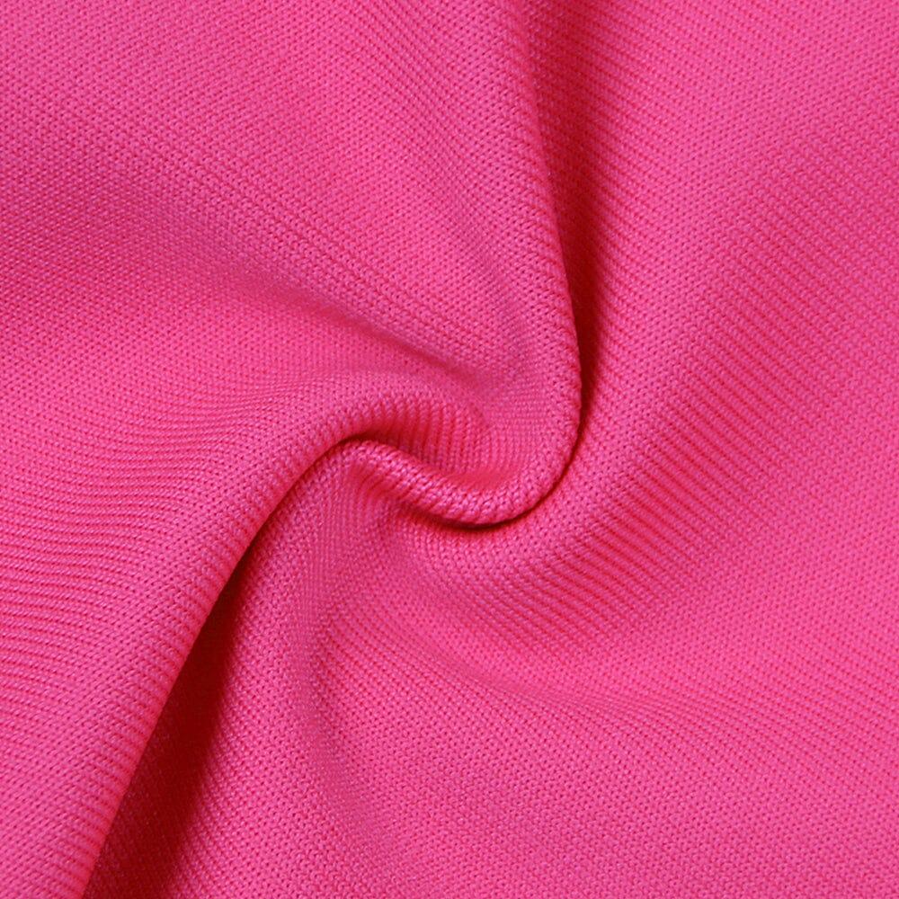 AIIZIE CUTOUT BANDAGE SET IN HOT PINK - product image